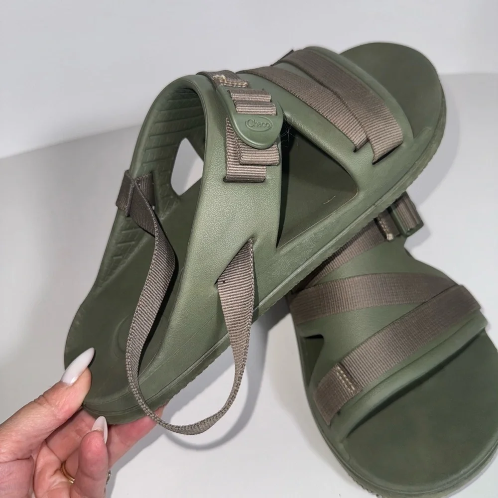Chaco Chillos Sport Sandals Moss Green Size 10 Men’s